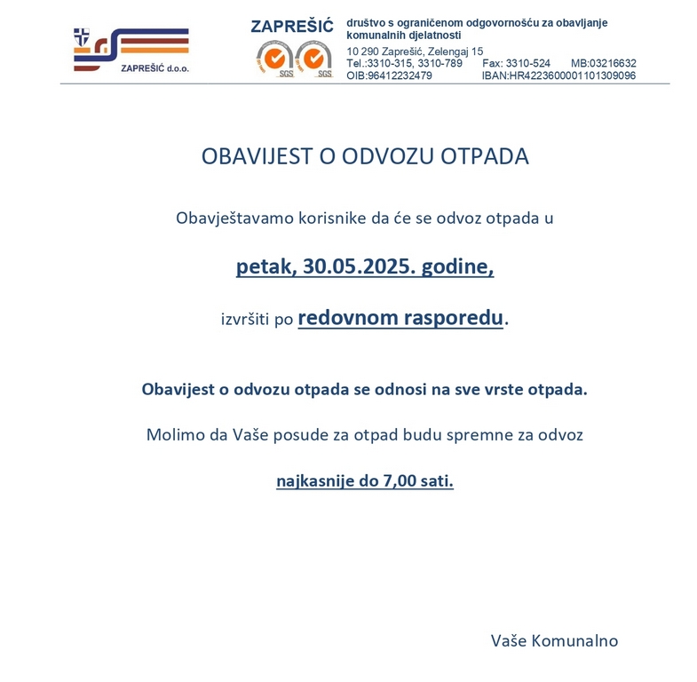 30.5.odvoz otpada